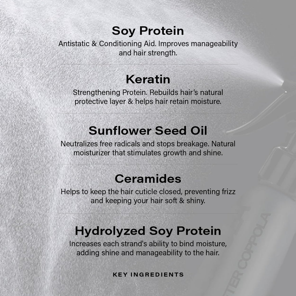 Peter Coppola Just Blow Heat Protectant Spray for Blow-Drying — Smooth, Anti-Frizz, Shine