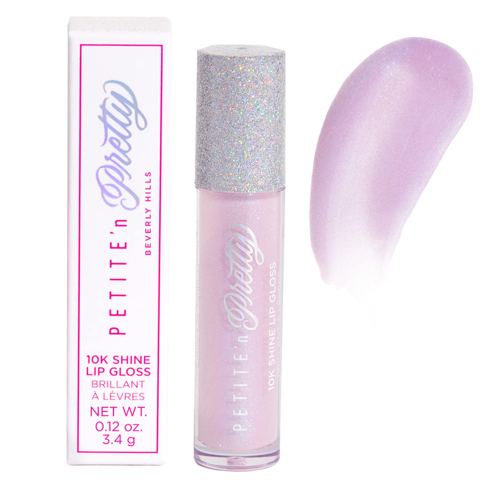 Petite 'N Pretty 10K Shine Lip Gloss for Girls – Shell Shocked, High Shine & Lightweight Hydration