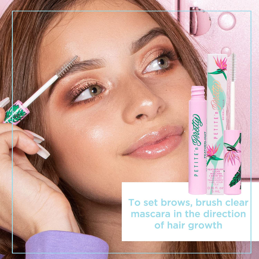 Petite 'N Pretty Featherlight Clear Mascara & Brow Gel – Kid-Safe, Non-Toxic, Made in USA