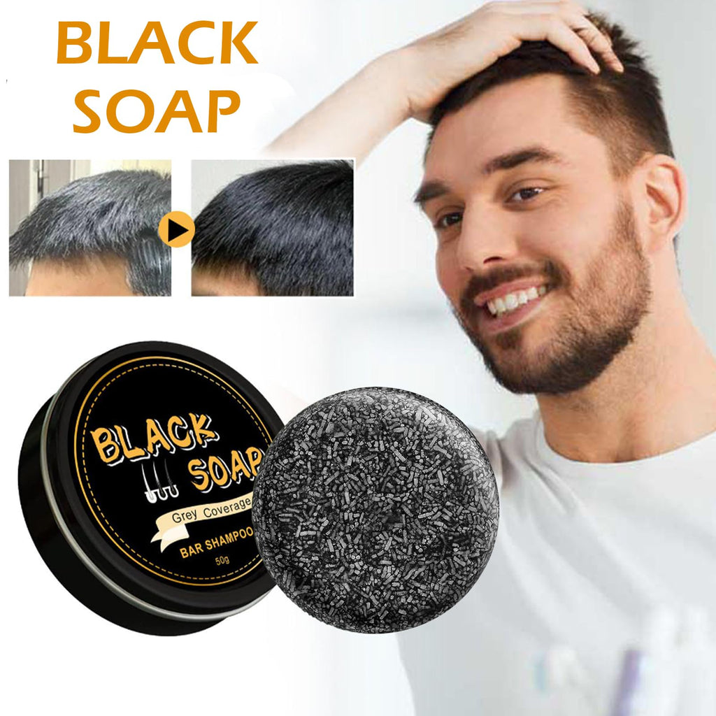 pewatul Gray Hair Reverse Bar – Natural Darkening Shampoo for Hair & Beard (2 Pack)