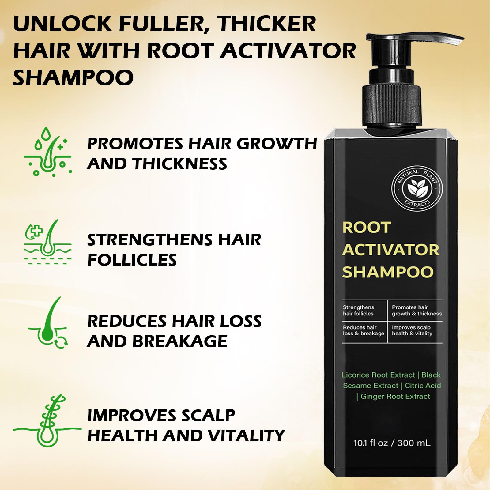 PEWATUL SPARSTAN Root Activator Shampoo – Anti Hair Loss, Natural Regrowth Formula, Thickening & Nourishing | 1pc