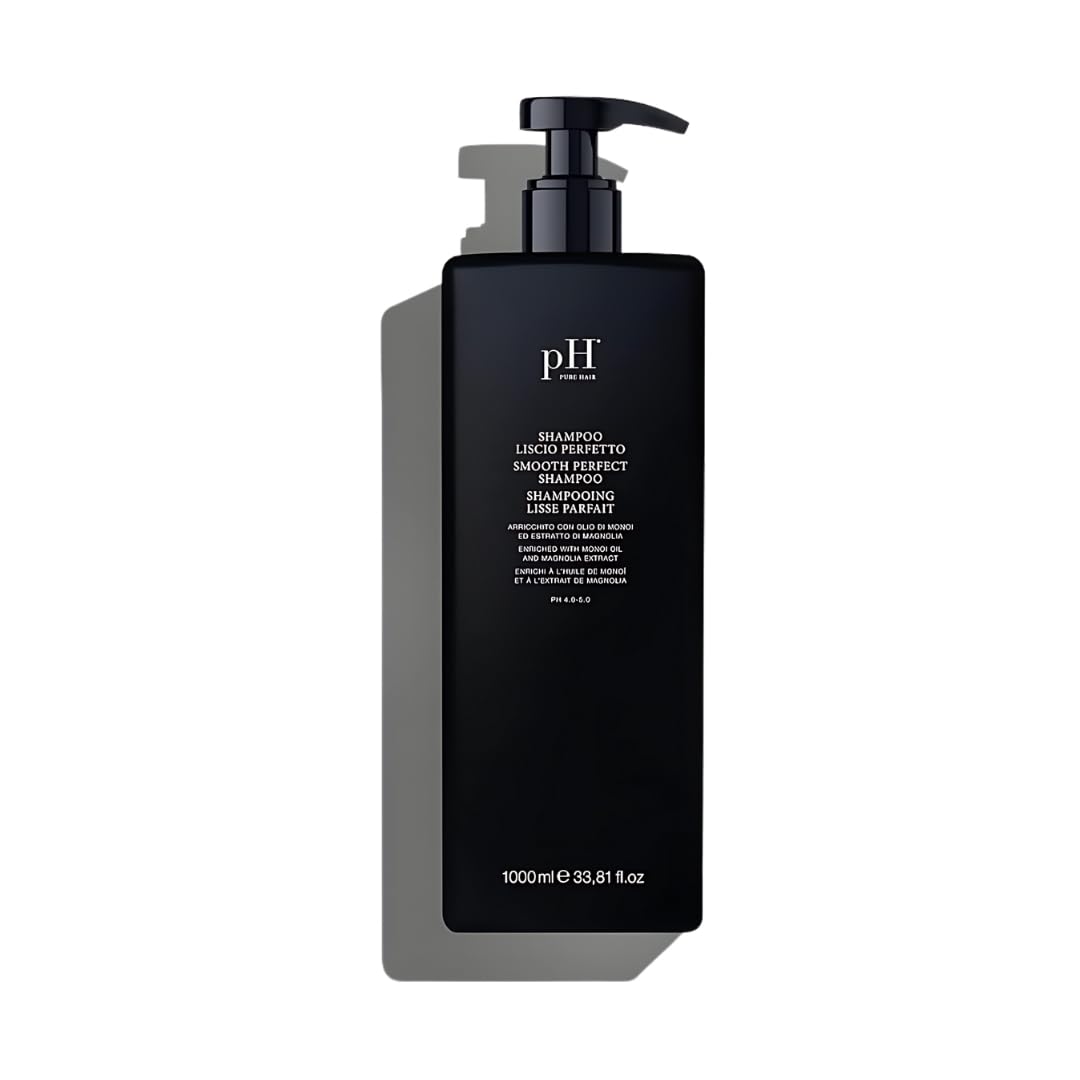 pH PURE HAIR Smooth Perfect Anti-Frizz Shampoo – Sulfate-Free Hydration for Color-Treated Hair | 33.8 oz