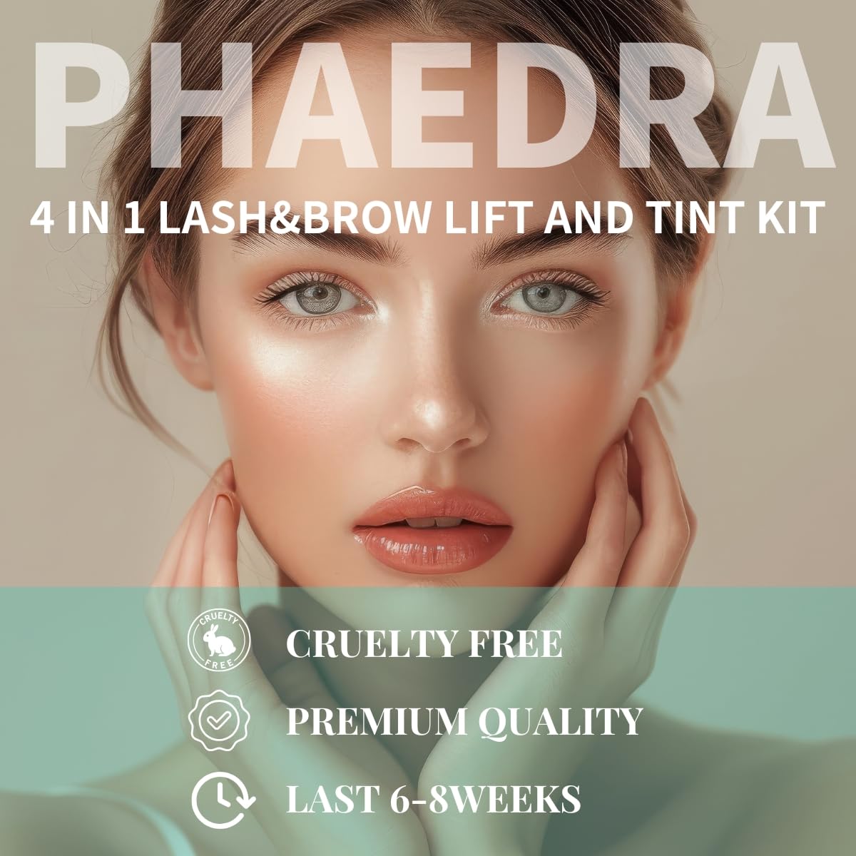 Phaedra Lash Lift & Brow Lamination Kit — 4-in-1, 6–8 Weeks, DIY or Professional Use