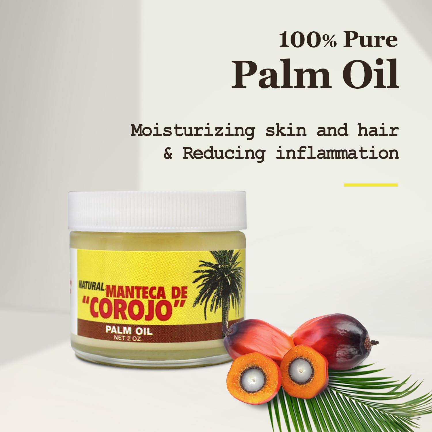 Phamark Corojo Palm Oil 2oz Pack of 2 – Moisturizing Skin Oil
