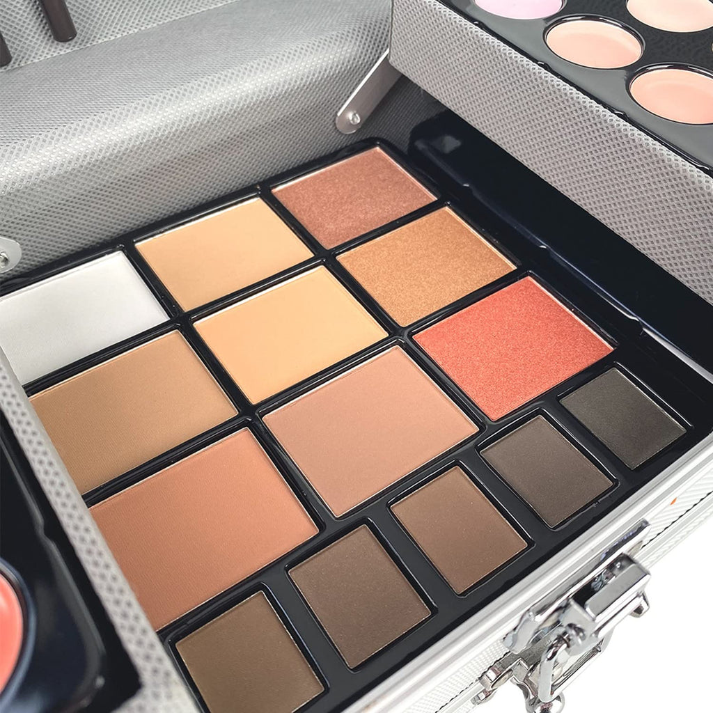 PhantomSky Professional 132 Colors All-in-One Makeup Palette | Eyeshadow, Concealer, Brow, Lip Gloss & Powder