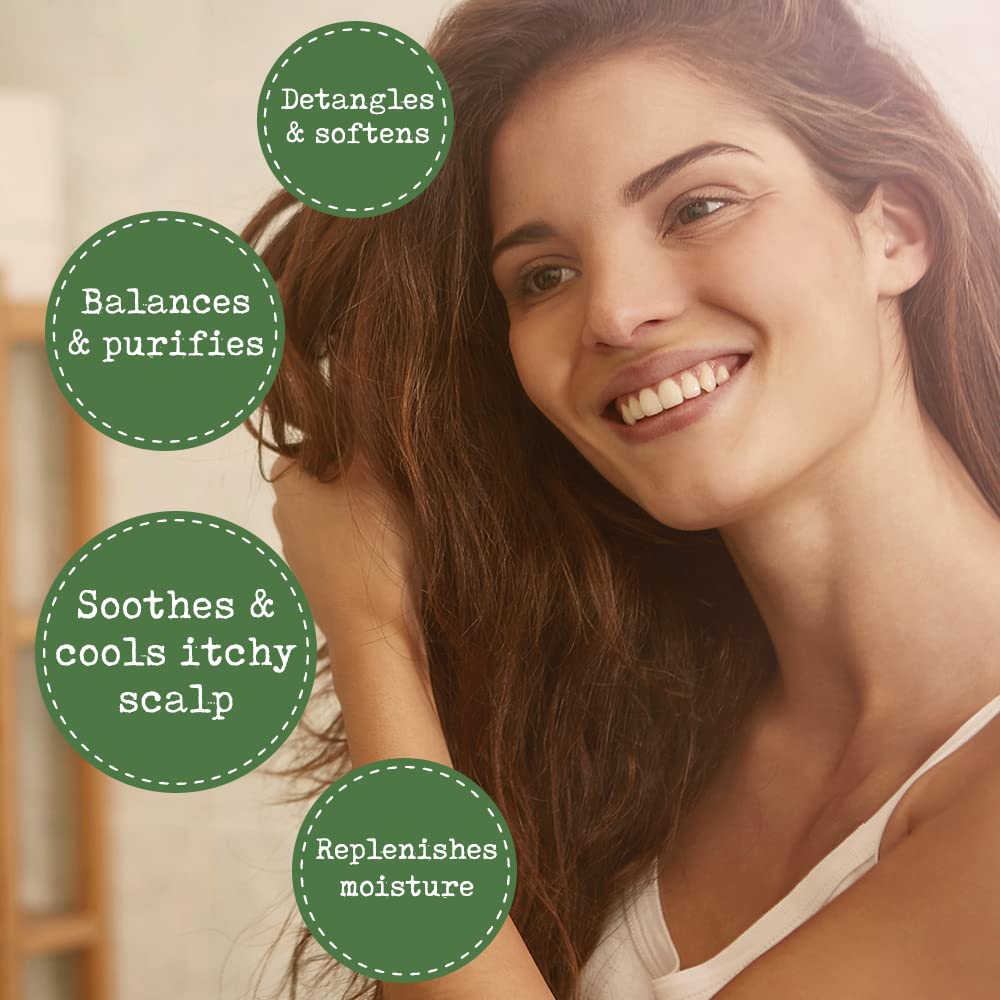 PHARM TO TABLE Leave-In Conditioner Spray | Tea Tree Scalp Treatment (2 Pack) – Anti-Dandruff & Hydration