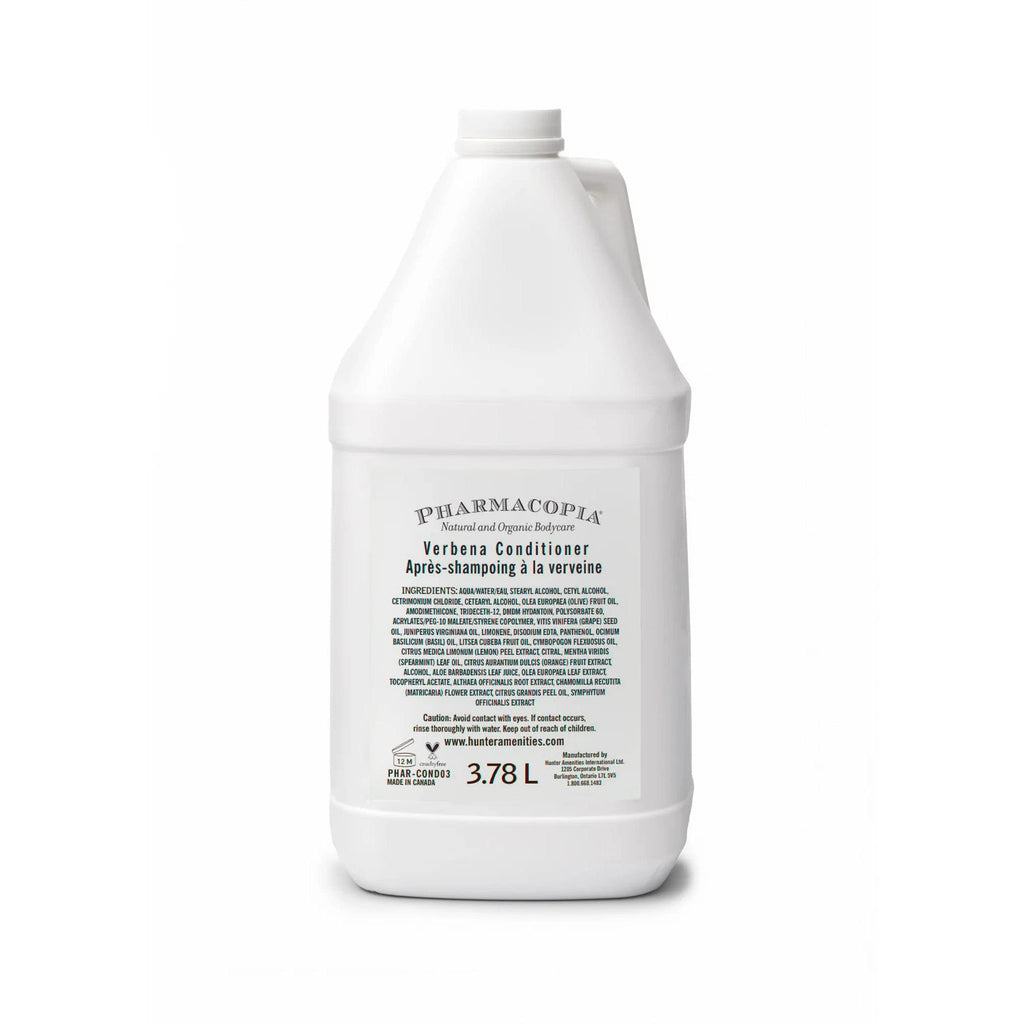 Pharmacopia Hotel Verbena Conditioner – Aromatherapy Hair Care with Natural & Organic Ingredients – Vegan, Cruelty-Free, 128 oz