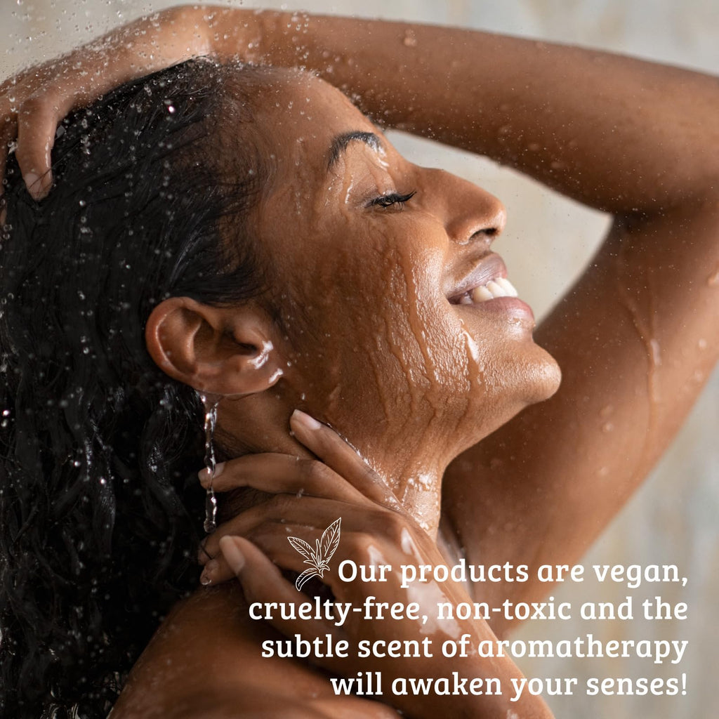 Pharmacopia Hotel Verbena Shampoo – Aromatherapy, Natural & Organic, Vegan & Cruelty-Free, 128 oz