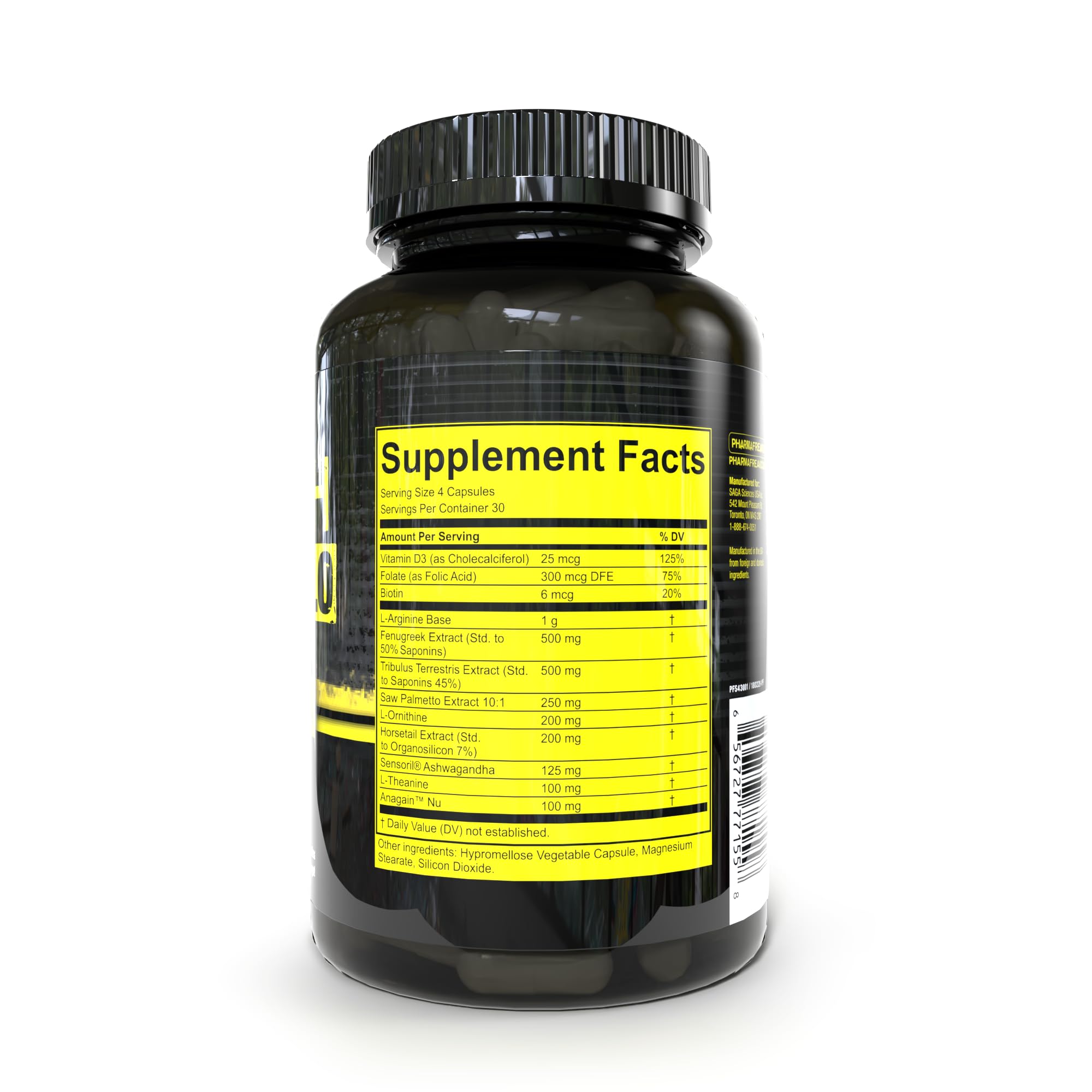 PharmaFreak Growth Freak 2.0 – Men's Daily PCT: Vitality, Strength & Hair