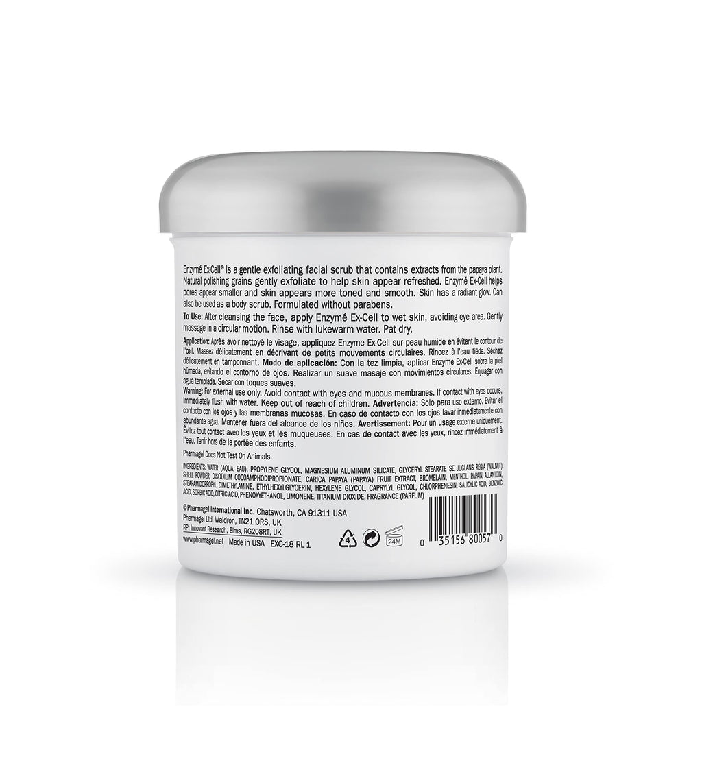 Pharmagel Enzyme Ex-Cell: Gentle Papaya Face Exfoliator, 18 oz