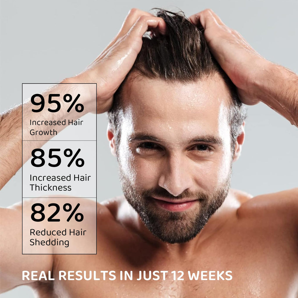 PHARMBANNER Root Activator Shampoo for Men – Hair Growth & Scalp Health, Sulfate-Free
