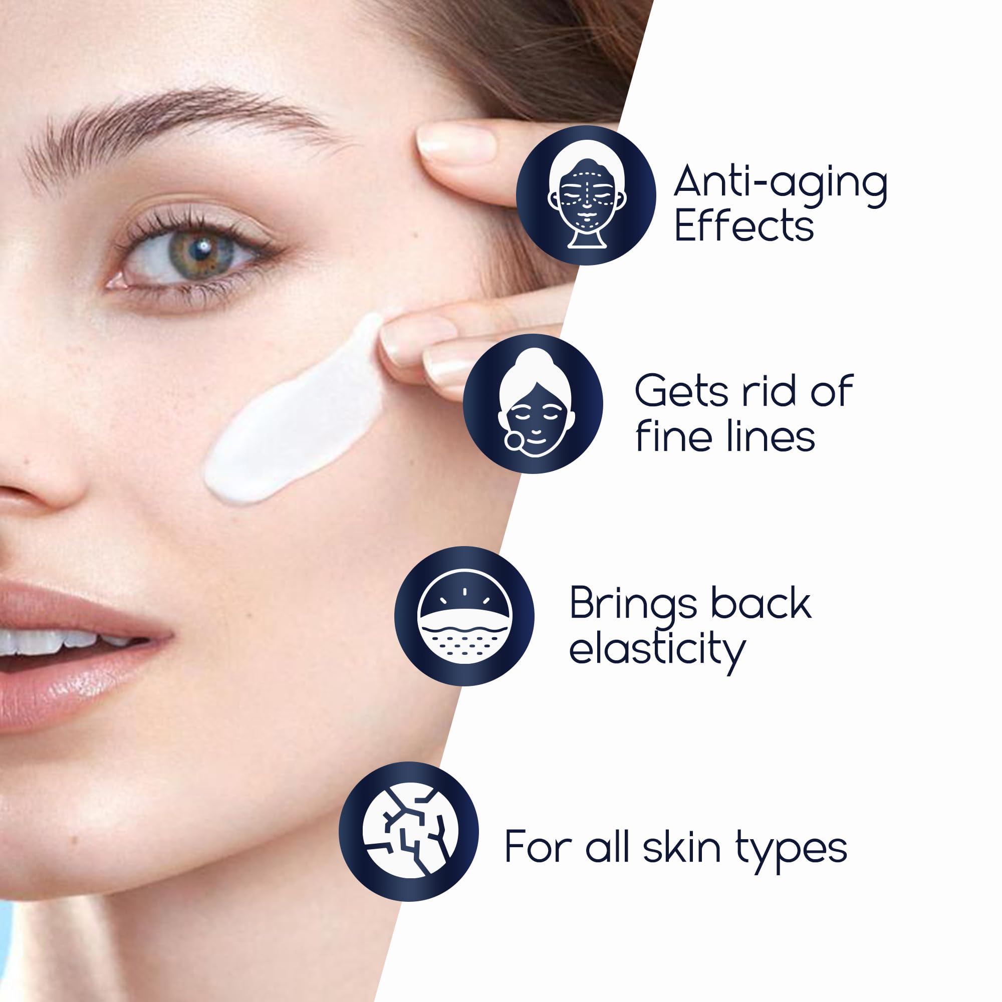 Pharmlitalia Instant Face Lift Cream — Night Moisturizer for 60+