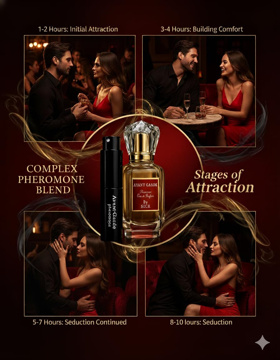 PHERO CONFIDENCE Avant-Grade Pheromone Cologne for Men – USA-Made, Long-Lasting Scent