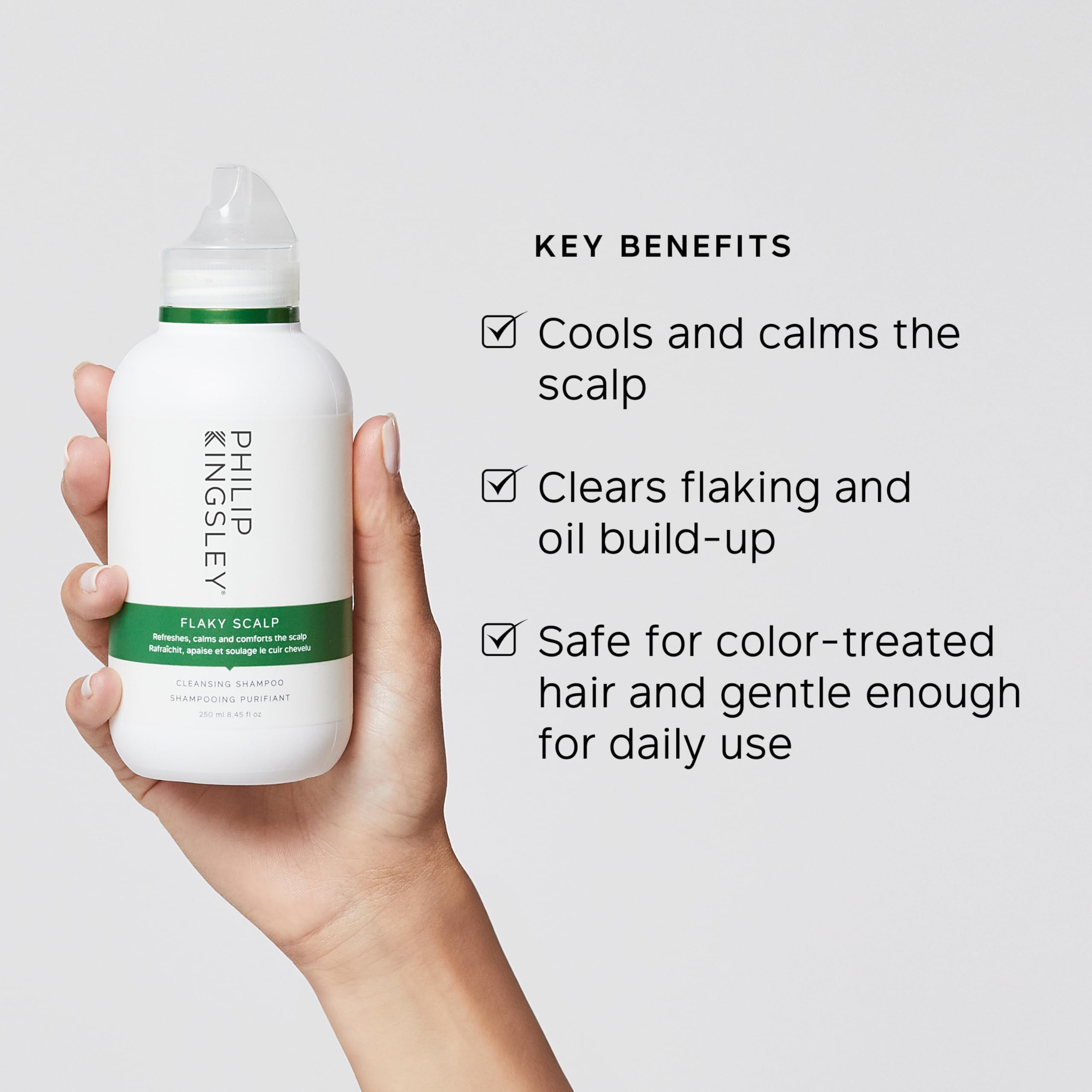 PHILIP KINGSLEY Flaky Scalp Shampoo | Soothing cleansing for dry & oily scalp - 8.45 oz