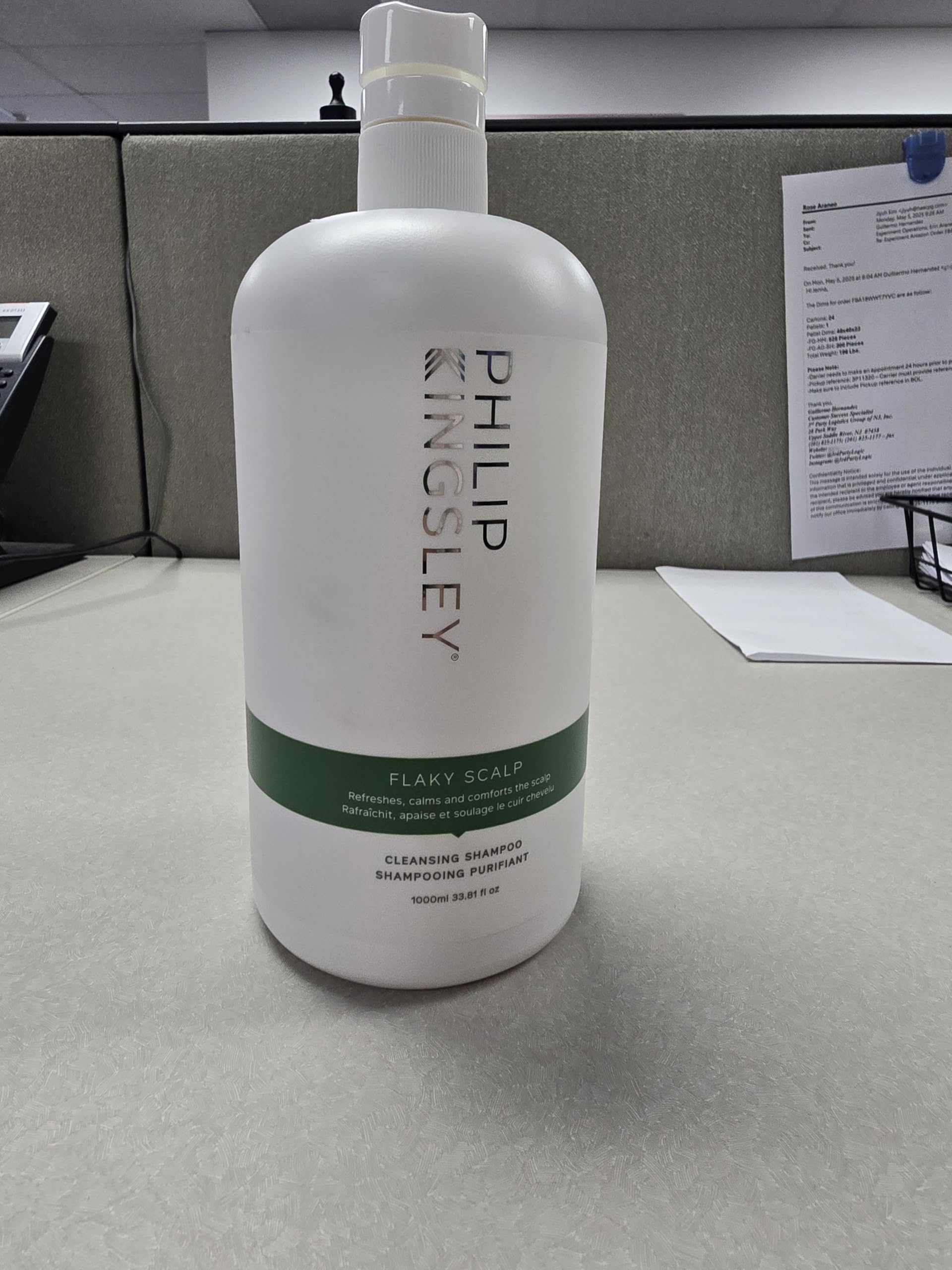 Philip Kingsley Flaky Scalp Shampoo | Hydrating, Calming Care for Flaky, Itchy, Dry or Oily Scalps | 1L Pump
