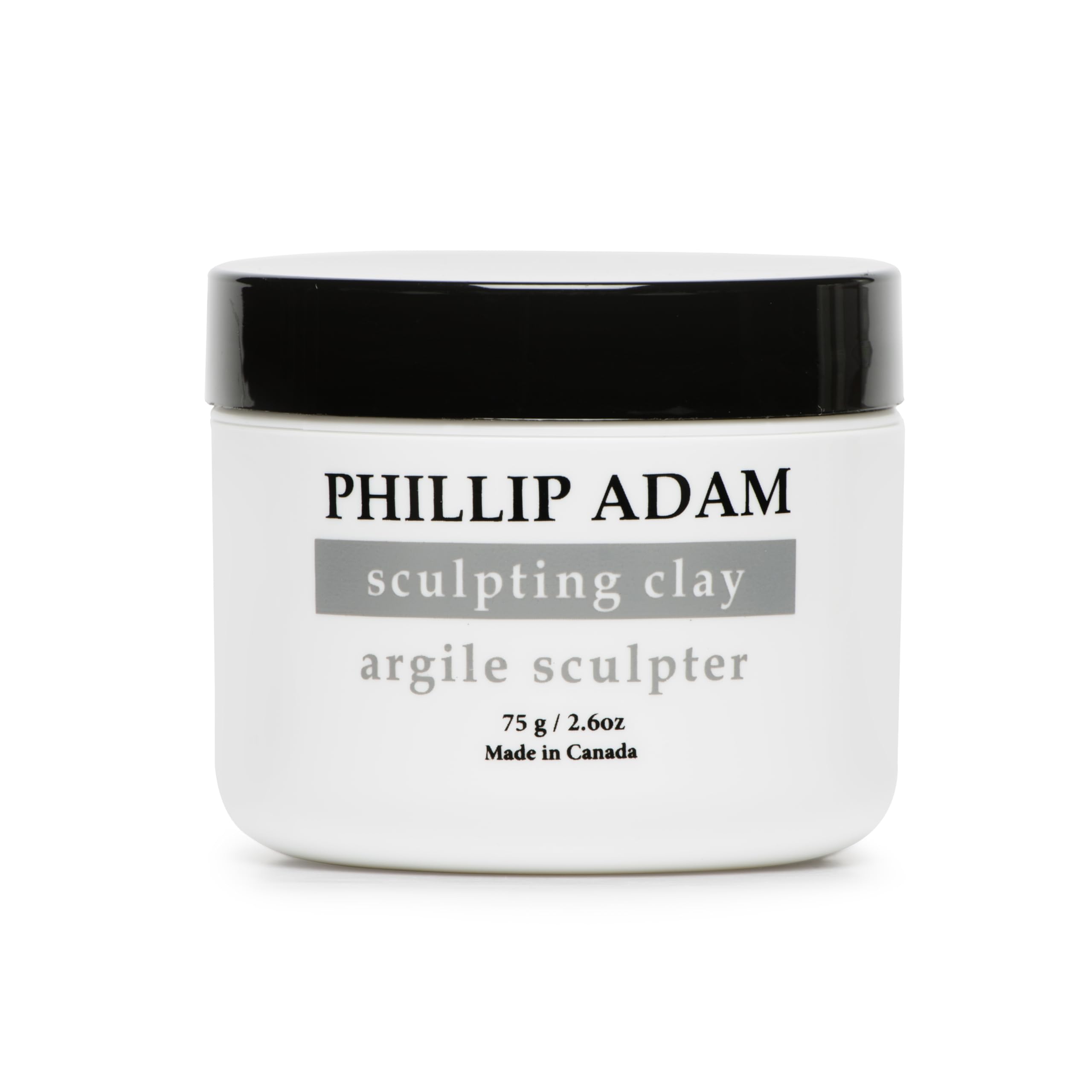 Phillip Adam Sculpting Hair Clay - Strong Hold, Matte Finish, Bentonite Clay & Beeswax - 2.6 oz