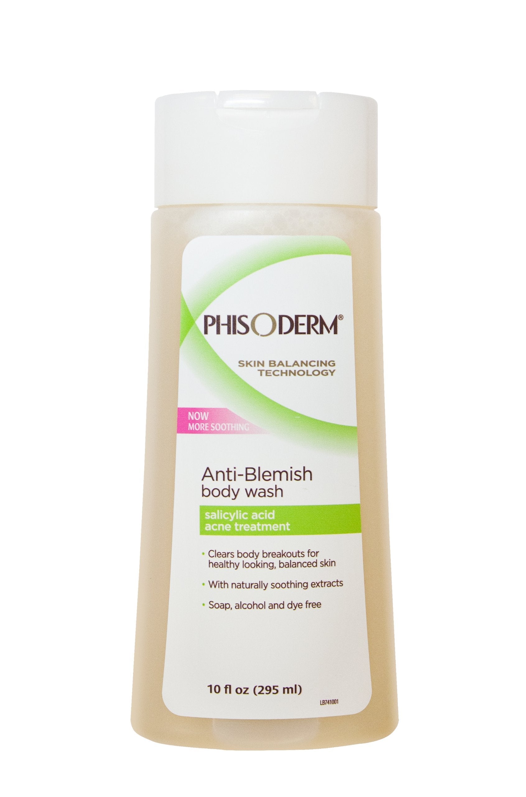 Phisoderm Anti-Blemish Body Wash – 3-Pack, 10 oz Each | 2% Salicylic Acid + Vitamin E, Aloe & Chamomile