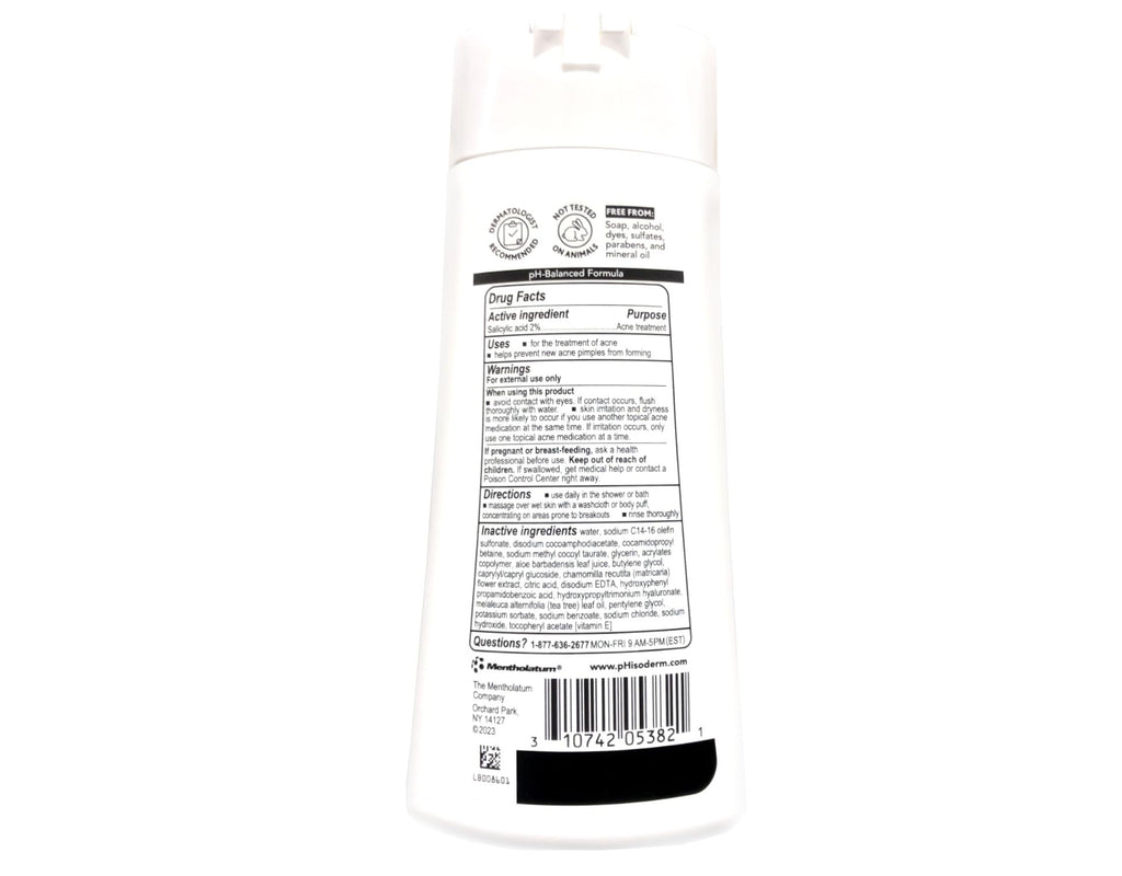 Phisoderm Anti-Blemish Body Wash 10 oz – Pack of 3 | 2% Salicylic Acid for Acne-Prone Skin