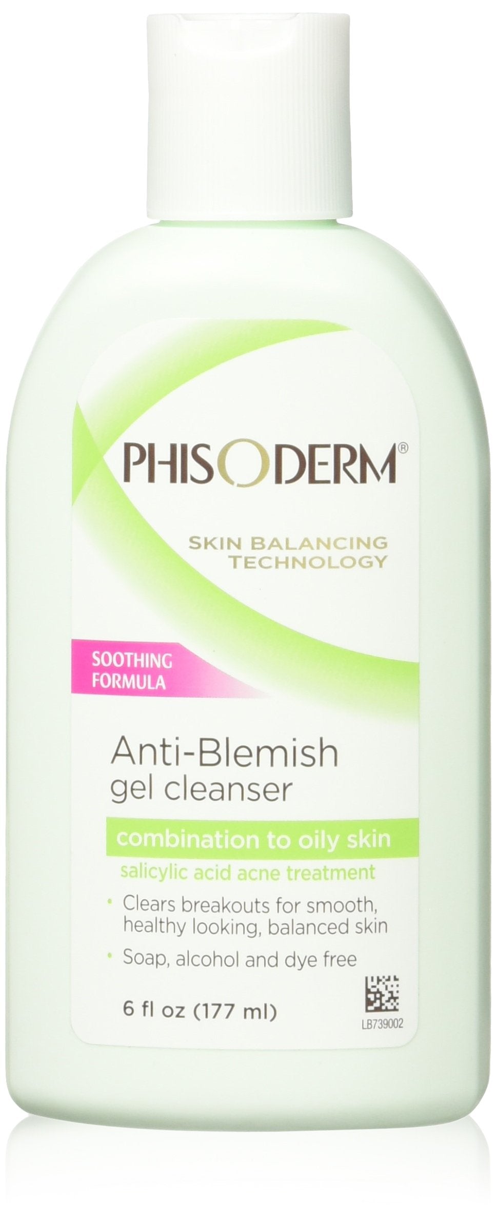 Phisoderm Anti-Blemish Gel Cleanser 6 oz (Pack of 2) | Acne-Prone Skin