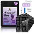 PHIXBEAR PRO UV Jelly Nail Adhesive Tabs – 288pcs, 32x Strong Hold, Ultra-Thin 0.3mm, Waterproof, 12 Sizes, Easy Removal