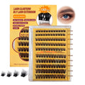PHIXBEAR Self Adhesive Eyelashes – 120pcs No Glue Needed, Reusable 10–16mm Wispy Clusters