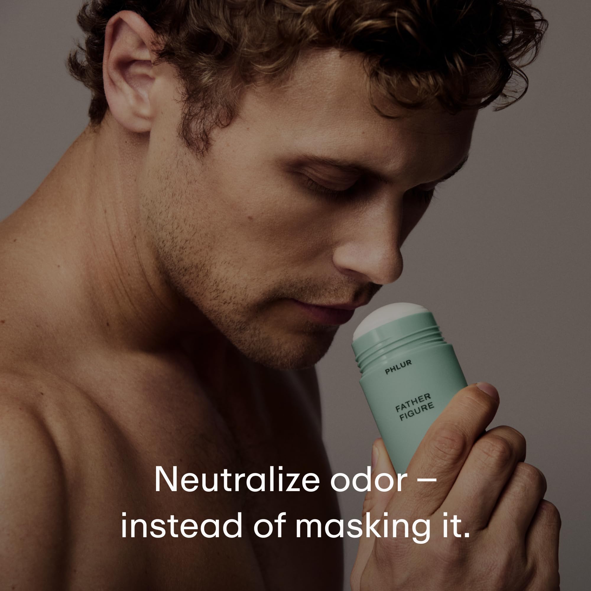 PHLUR Father Figure Natural Deodorant - 48-Hour Odor Protection, Aluminum & Baking Soda Free
