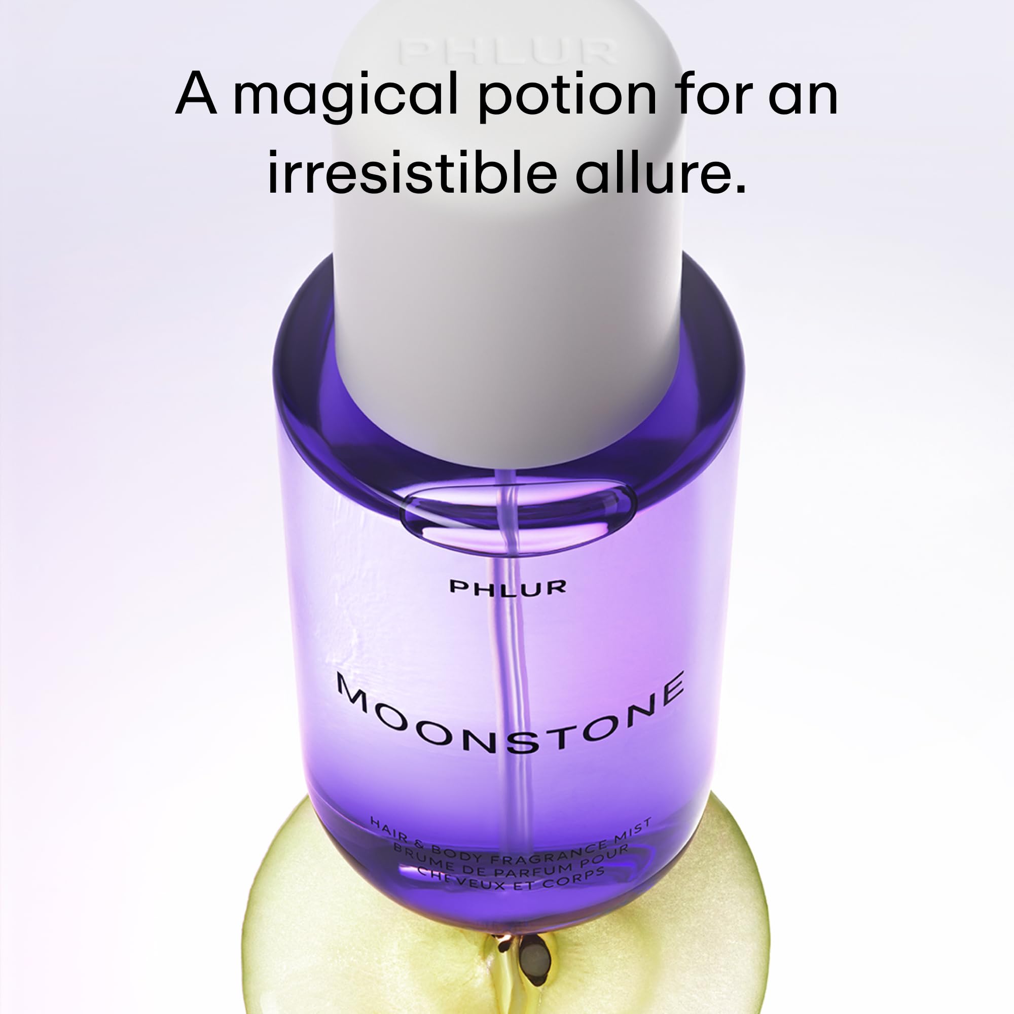 PHLUR Moonstone Body Mist – Hair & Body Fragrance Spray (8 fl oz)