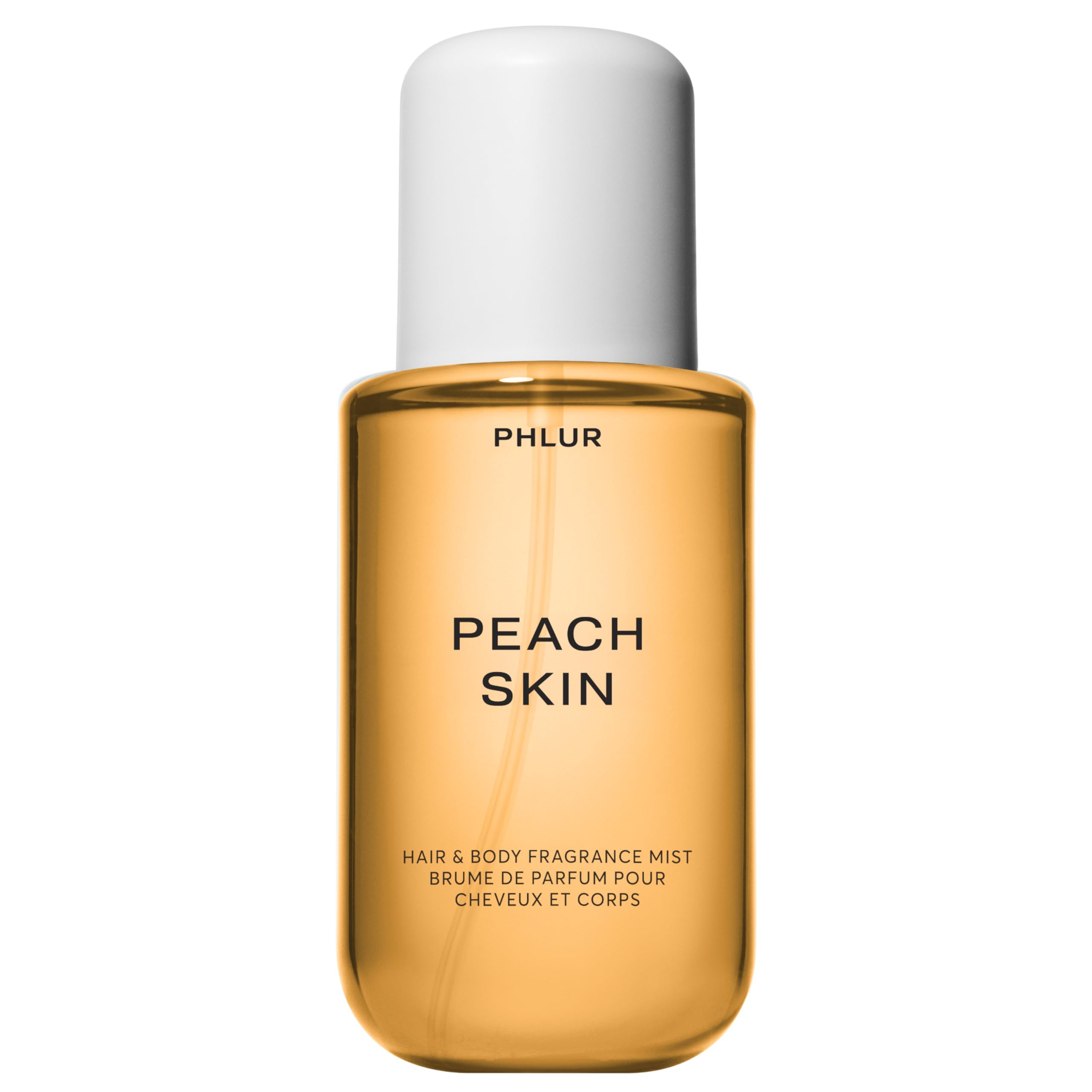 PHLUR Peach Skin Body Mist – Hair & Body Fragrance Spray with Peach, Plum, Bergamot, Milky Sandalwood & White Freesia | 8 Fl Oz