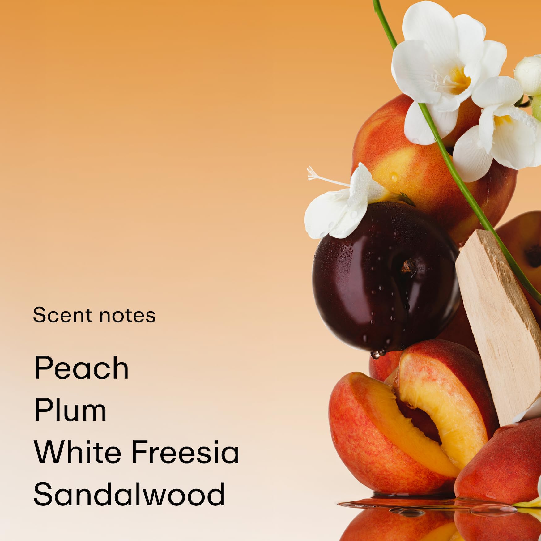 PHLUR Peach Skin Body Mist – Hair & Body Fragrance Spray with Peach, Plum, Bergamot, Milky Sandalwood & White Freesia | 8 Fl Oz