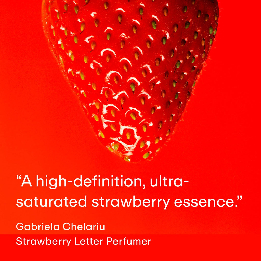PHLUR Strawberry Letter Eau de Parfum – 50mL, Strawberry Gourmand, Master Perfumer Crafted