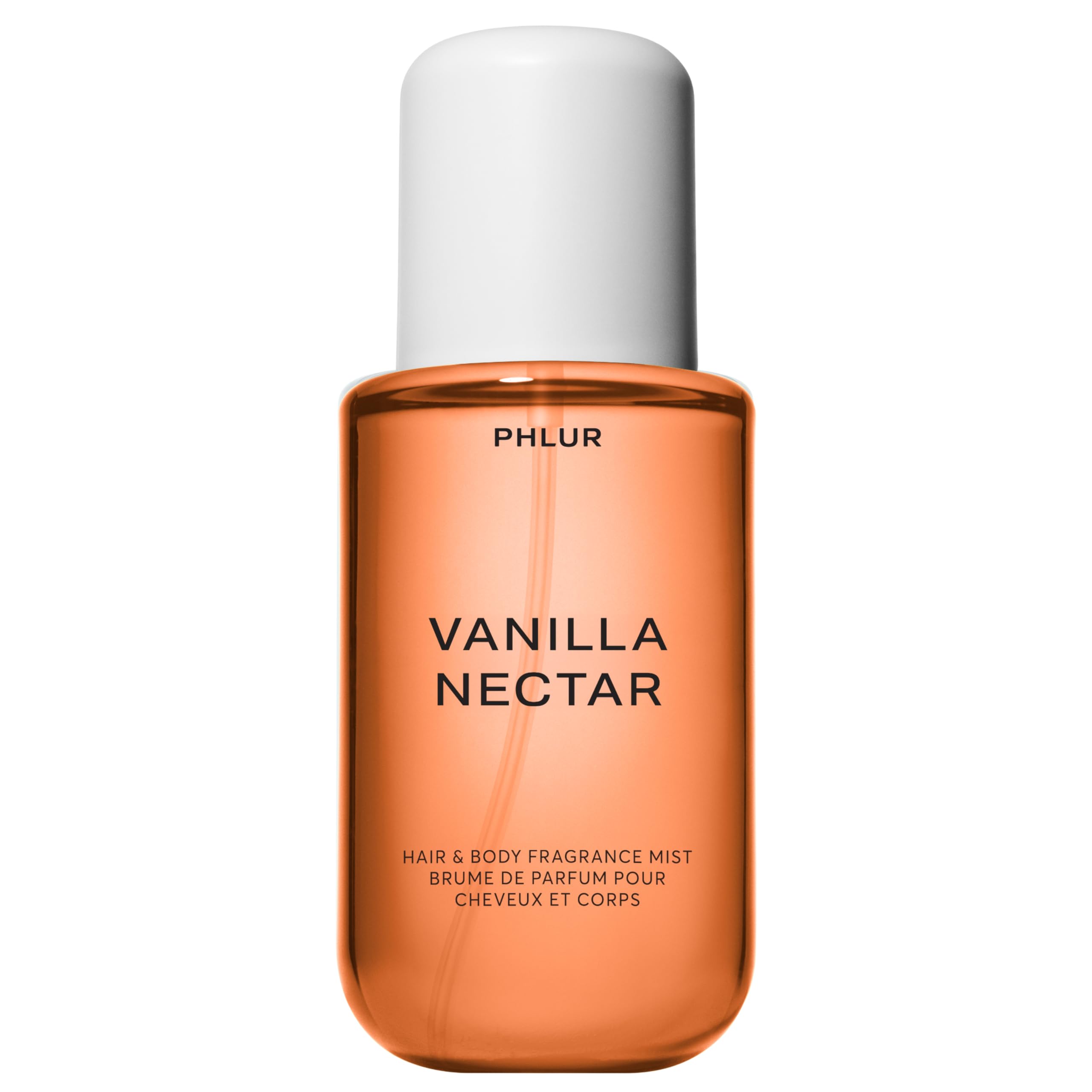 PHLUR Vanilla Nectar Body Mist – Hair & Body Fragrance with Papaya Nectar, Peach Blossom & Honeyed Amber (8 Fl Oz)