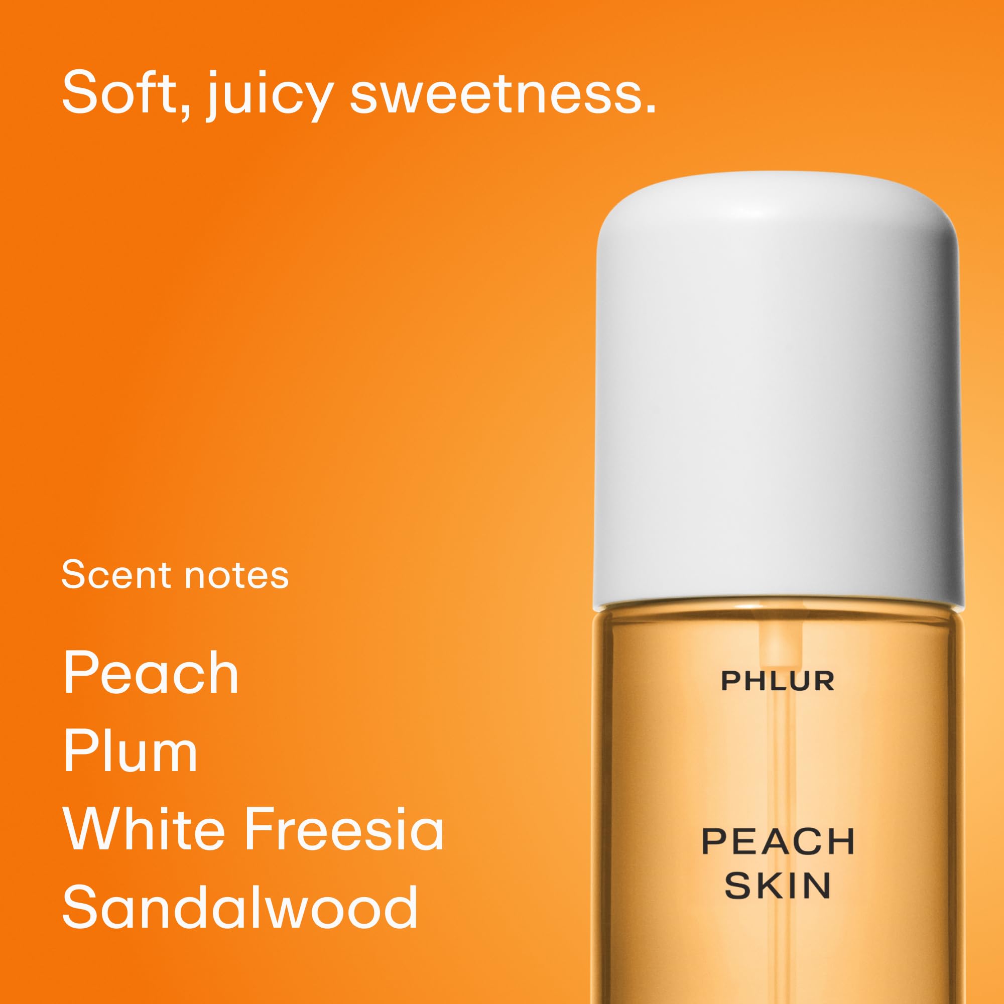 PHLUR Vanilla Peach Trio – Exclusive 3pc Travel-Size Body Mist Set (3 x 3 fl oz) with Vanilla Skin, Vanilla Nectar, Peach Skin