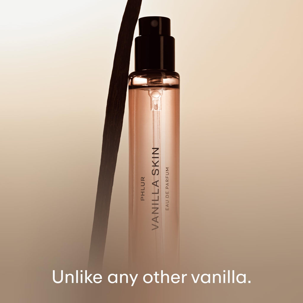 PHLUR Vanilla Skin EDP Travel Size – Vanilla, Pink Pepper & Cashmere Wood (9.5mL)