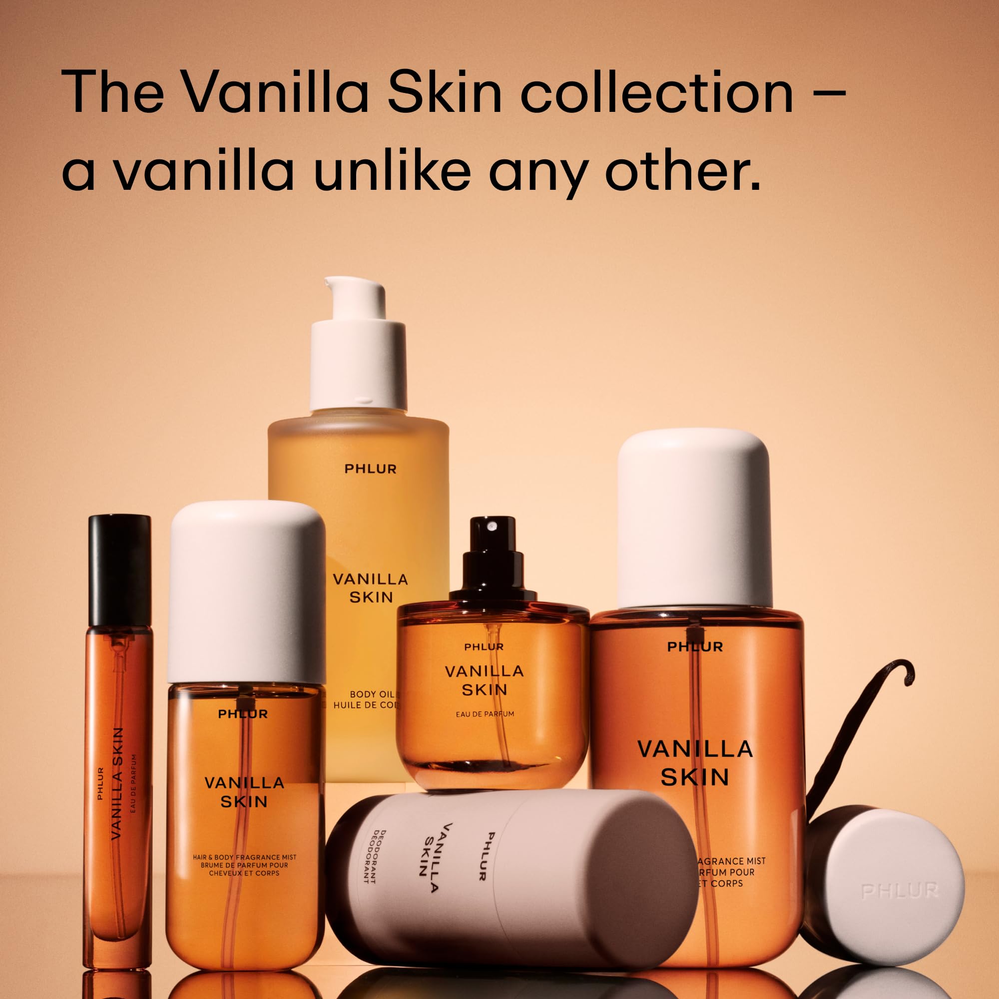 PHLUR Vanilla Skin Oil – Lightweight Nourishing Body Oil with Ceramide-Rich Oils (4 Fl Oz)