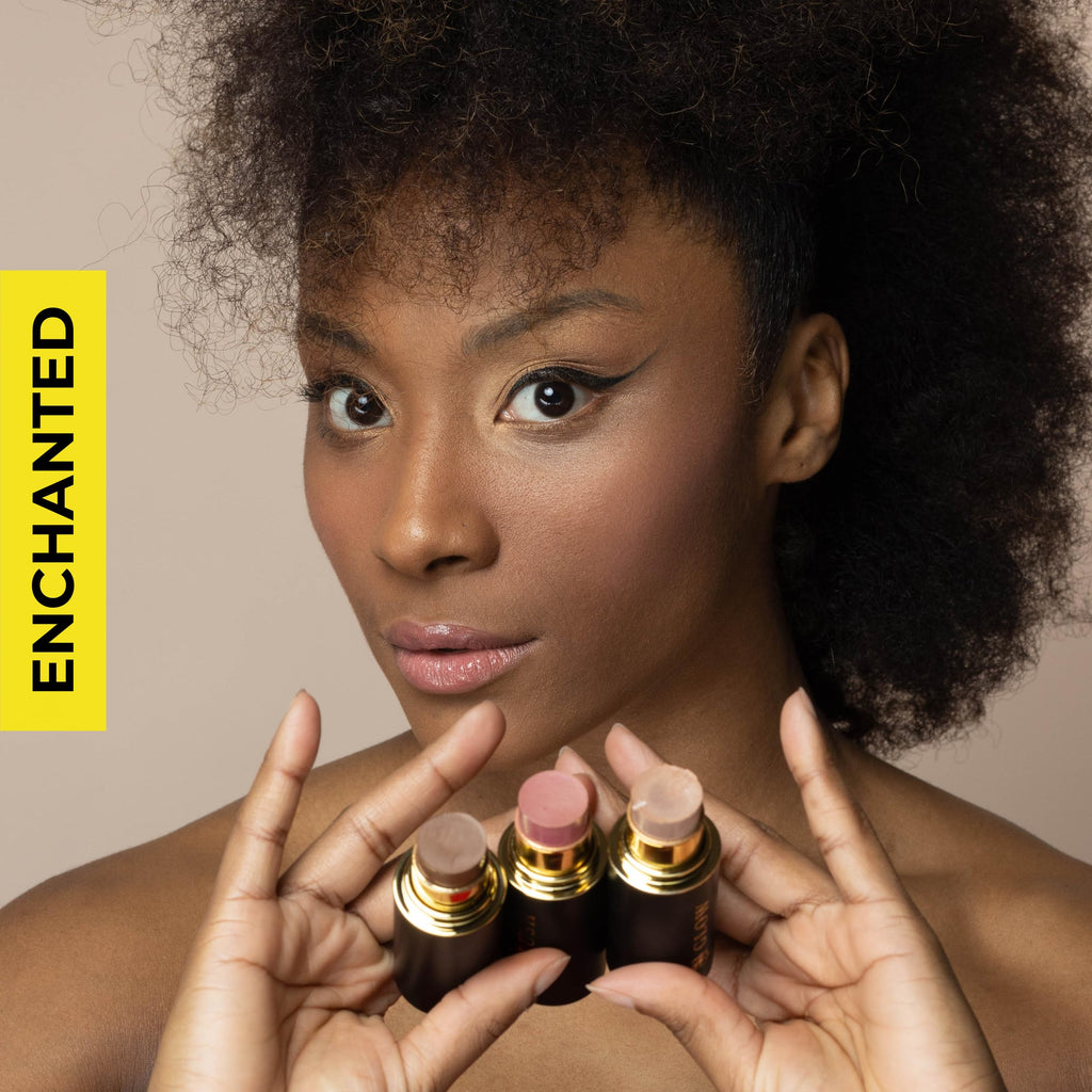 Phoenix Beauty Cream Contour Stick Set – Enchanted Gift Trio (Blush, Bronzer & Highlighter) | Hydrating, Buildable, High-Pigment Makeup