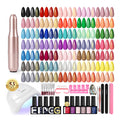 Phoenixy 53-Pcs Gel Nail Kit with UV Lamp & Drill – 35 Colors for At-Home Manicure
