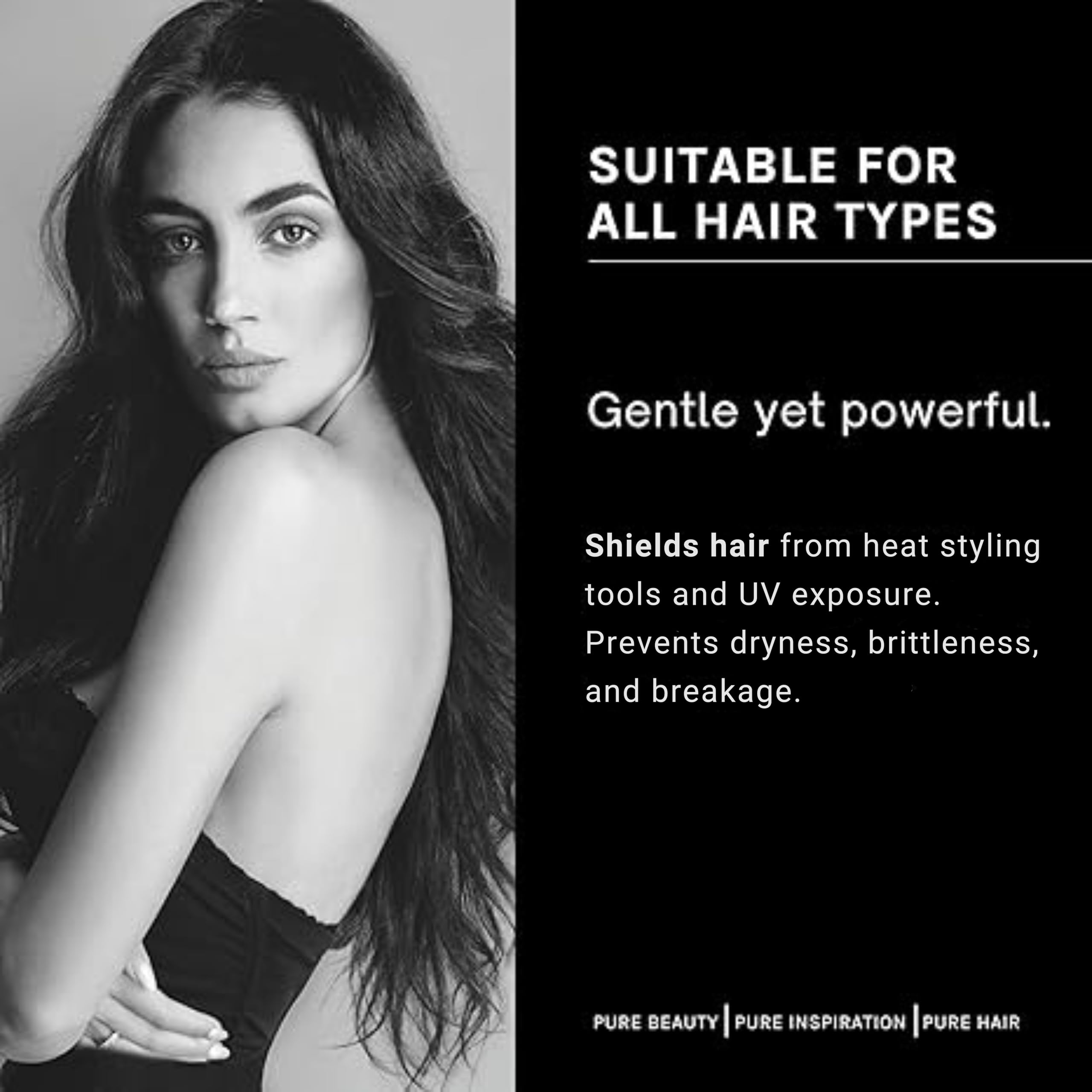 pH PURE HAIR Thermo-Protective Smoothing Creme – Heat & Frizz Defense (6.7 oz)