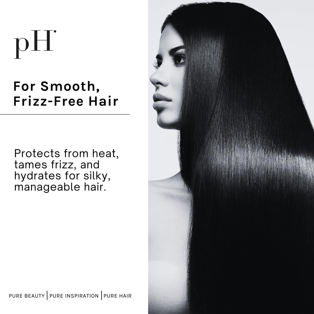 pH PURE HAIR Thermo-Protective Smoothing Creme – Heat & Frizz Defense (6.7 oz)