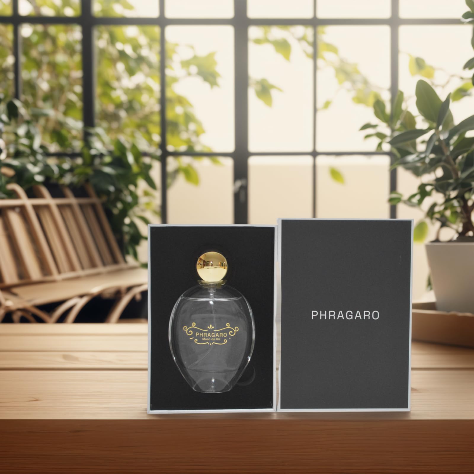 PHRAGARO Muse de Riz Eau de Parfum – Luxury Unisex Woody Rice & Ink Scent
