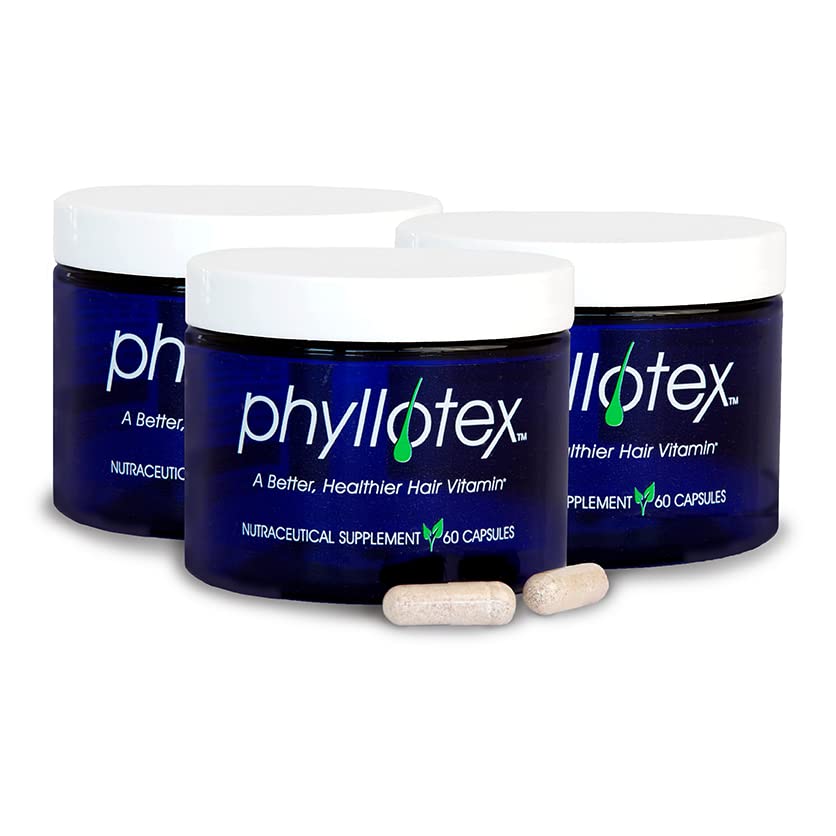 Phyllotex Hair Growth Vitamins for Women & Men – Patented, Doctor-Recommended