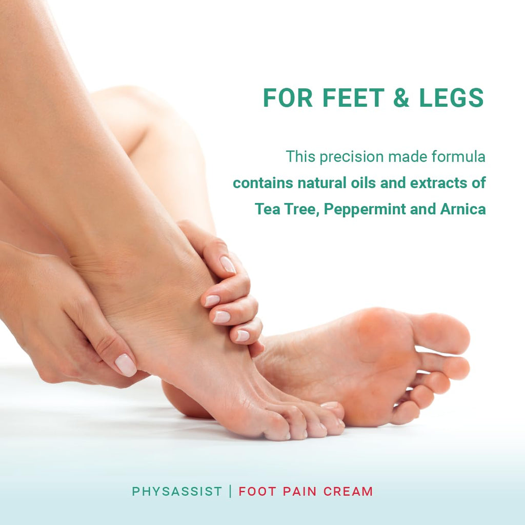 PhysAssist Soothing Foot Cream for Feet & Legs – Hydrating 4 oz Jar
