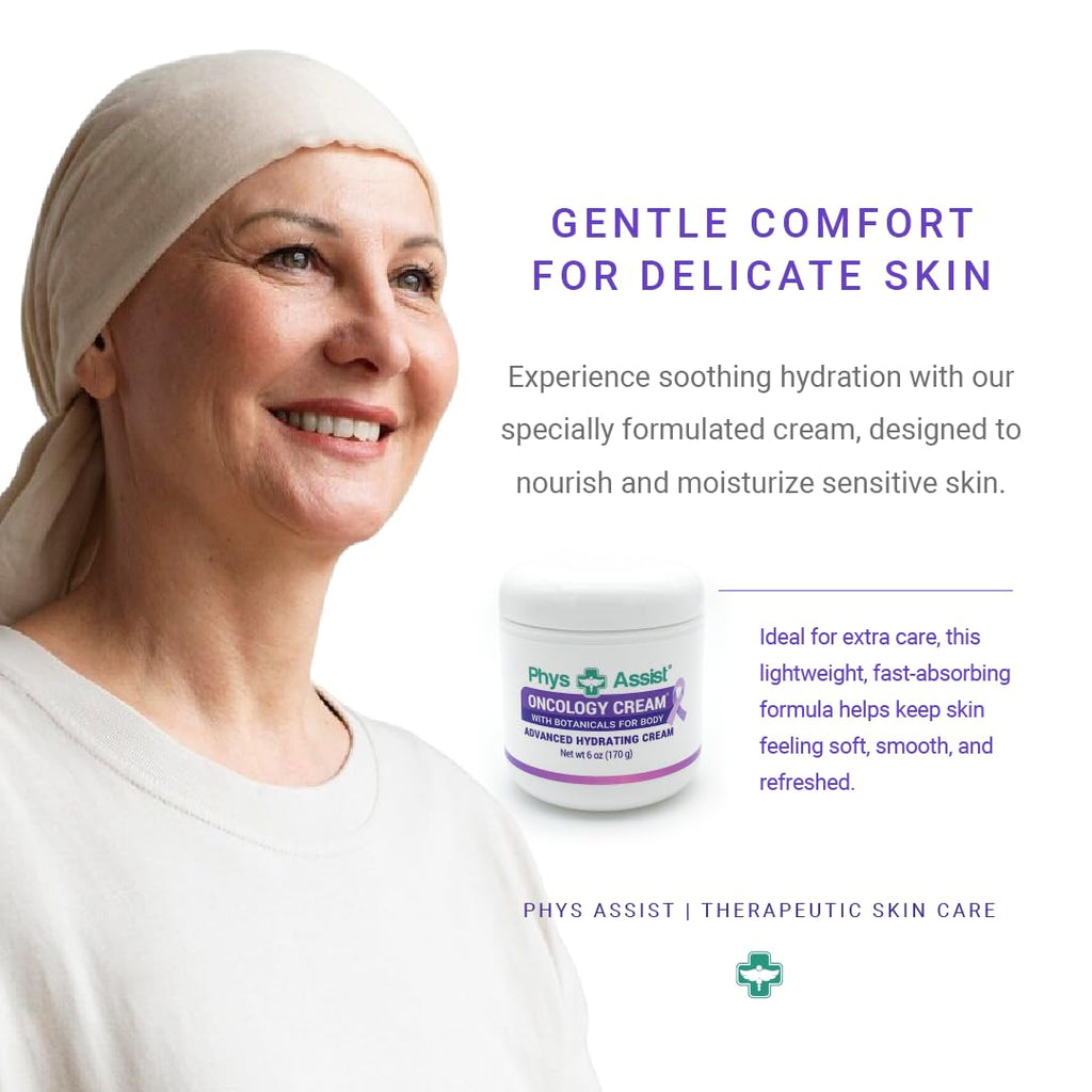 PhysAssist Oncology Body Cream with Botanicals | Soothing Hydration (6 oz)