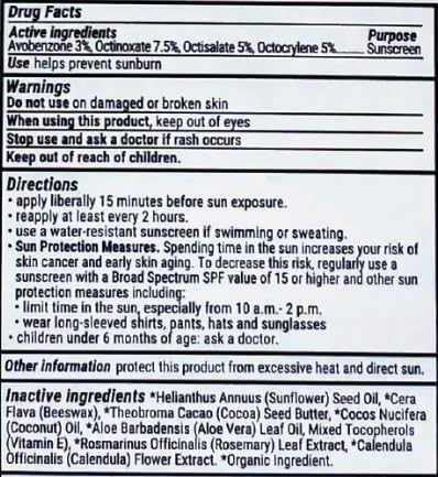PhysAssist Oncology SPF 15 Lip Balm – USDA Organic, Unflavored, 3 Pack