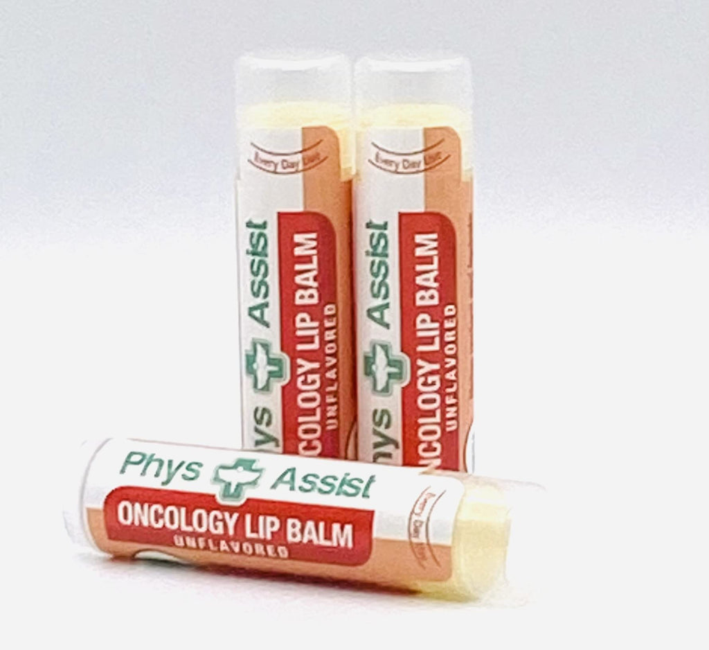 PhysAssist Oncology Lip Balm USDA Organic Unflavored – 3 Pack