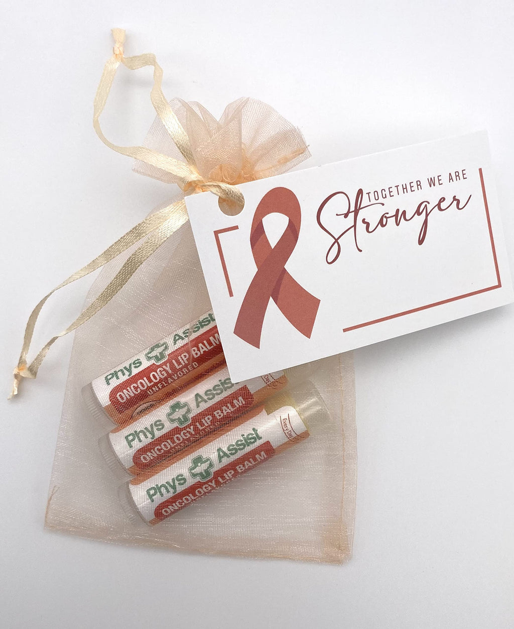 PhysAssist Oncology Lip Balm USDA Organic Unflavored – 3 Pack