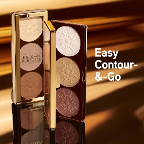 Physicians Formula Bronze Booster Palette with Brush – Buildable Highlight & Contour, Shimmer Glow