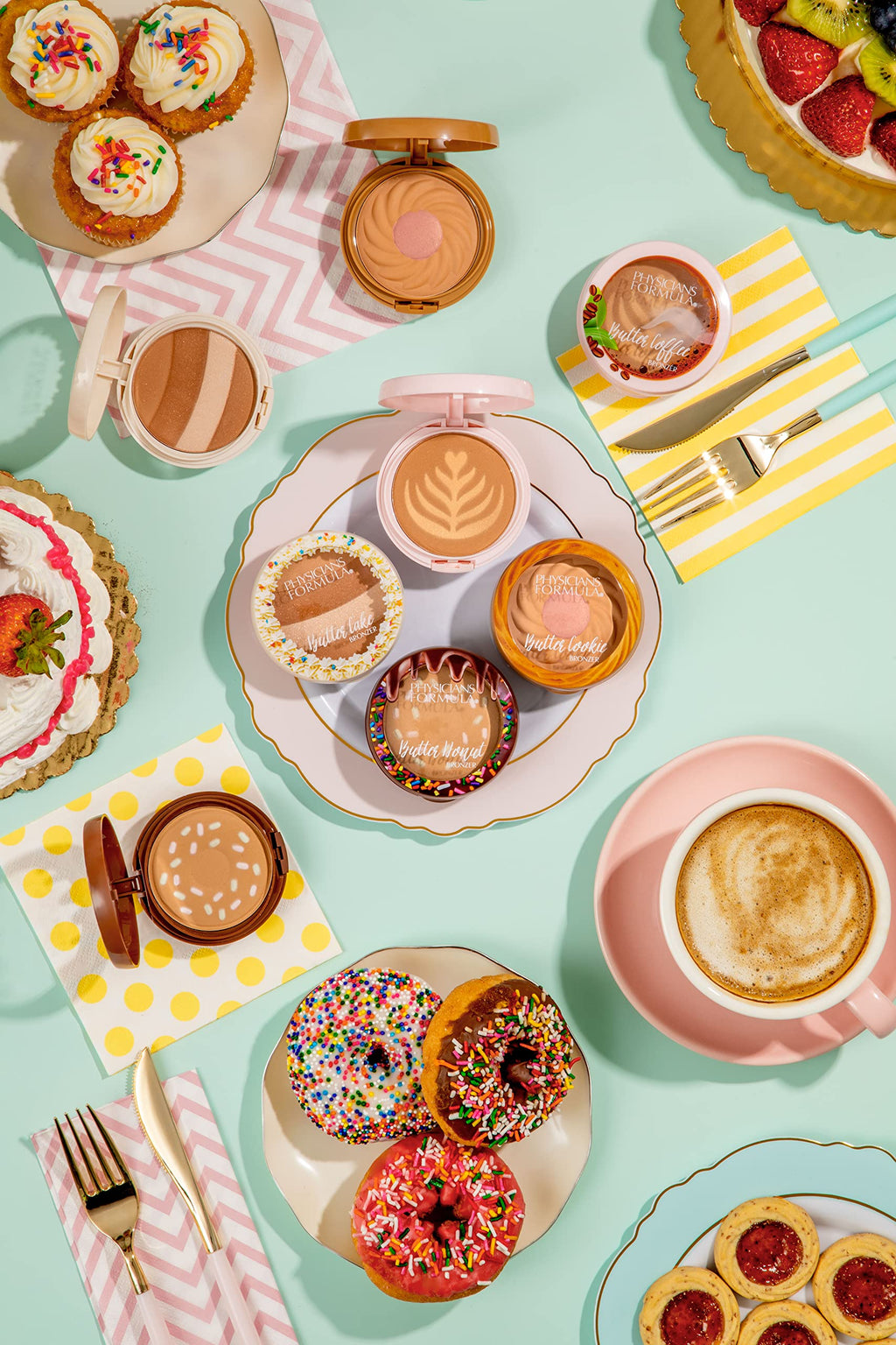 Physicians Formula Murumuru Butter Bronzer Face Makeup – Cheat Day, Donut & Sugar | Hypoallergenic Glow