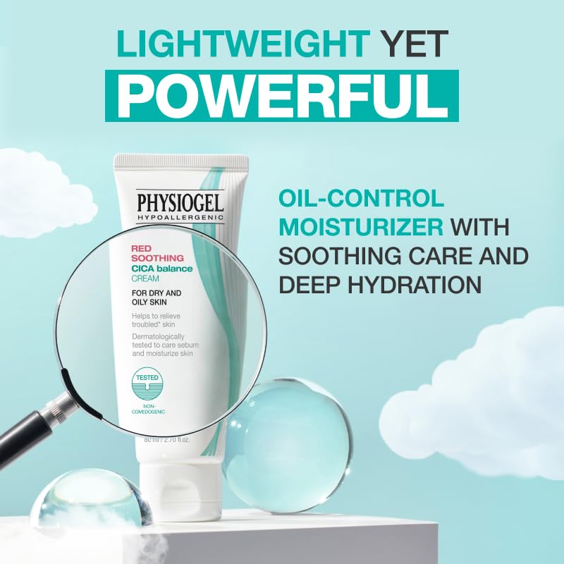 Physiogel Moisturizer Cream – Lightweight, Non-Comedogenic Hydration for Sensitive, Acne-Prone Skin