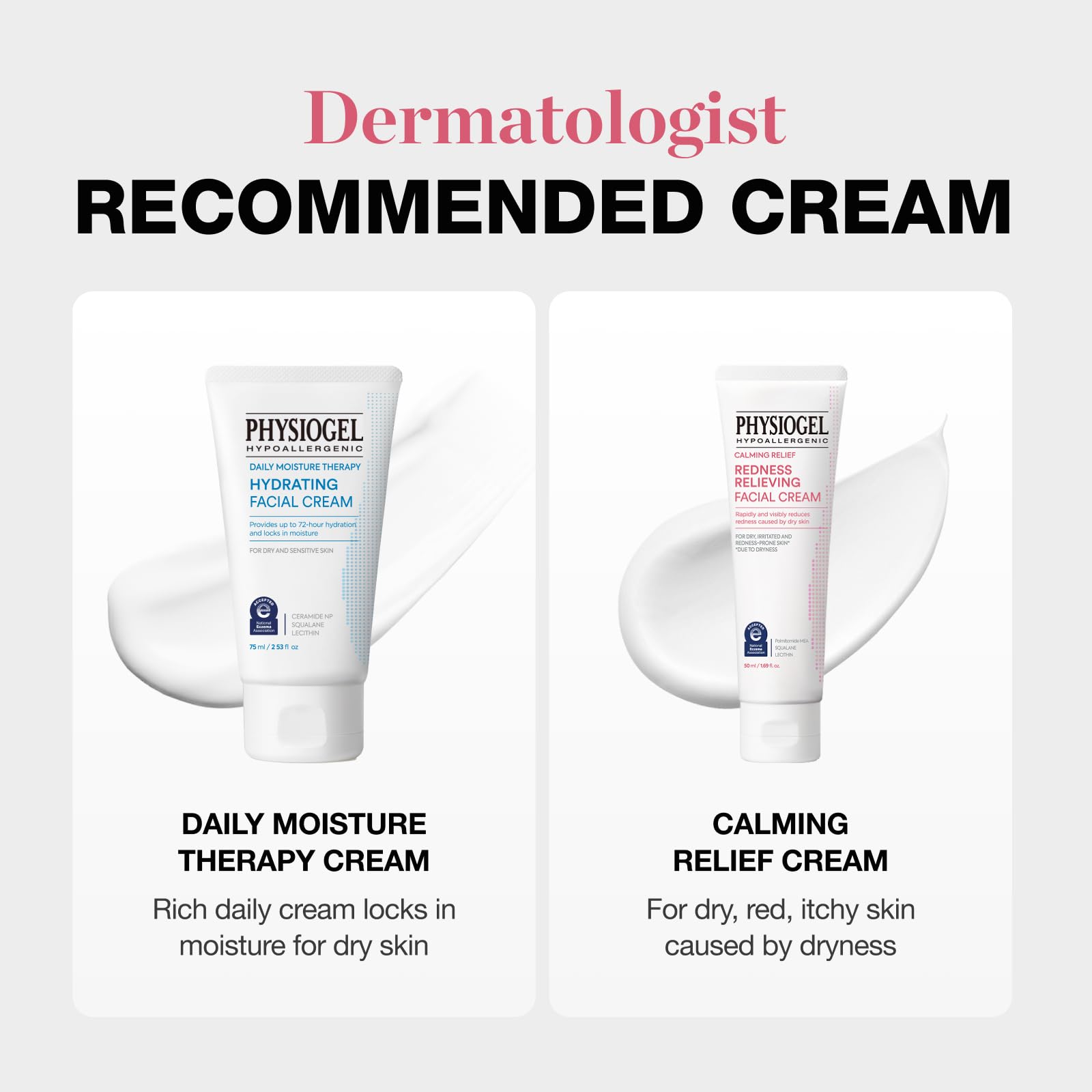 Physiogel Redness Reducing Cream – Ceramide Moisturizer for Sensitive Skin