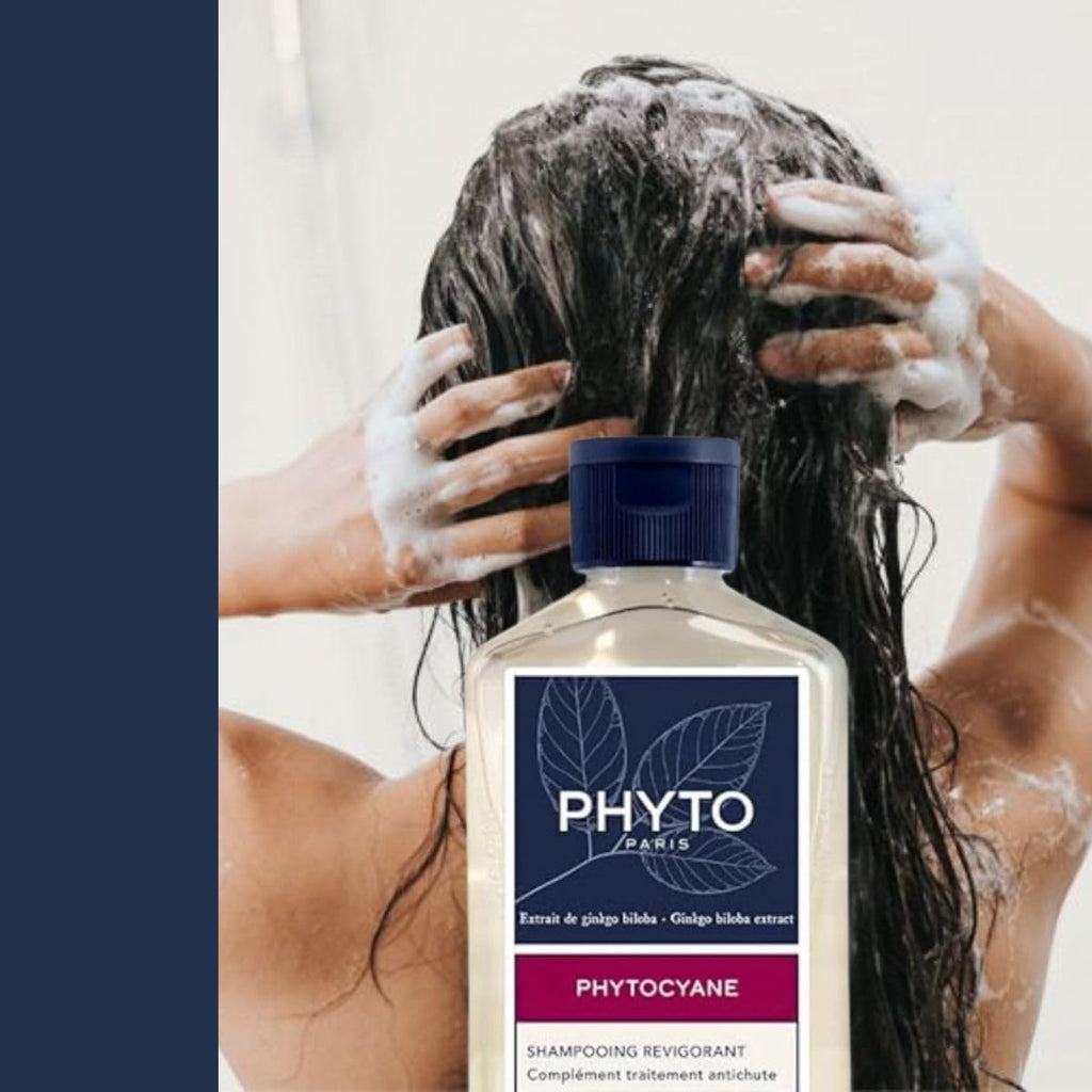 PHYTO PHYTOCYANE Women Invigorating Shampoo – Fortifying Densifying Treatment, 8.45 fl oz